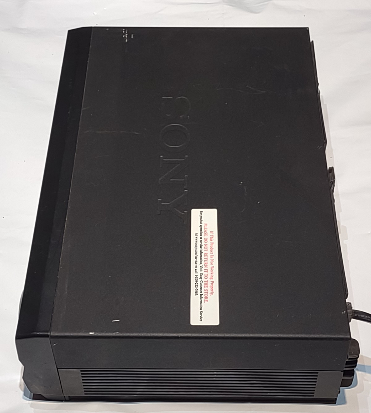 Sony SLV-N71 VHS Player 19 Head Hi Fi VCR Tested – Auto Head Cleaner No Remote
