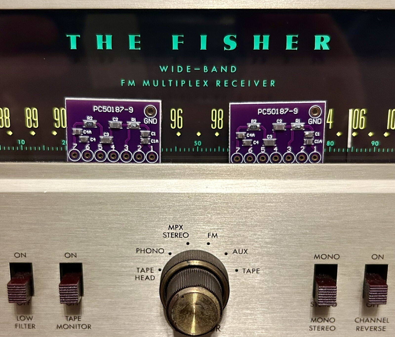 The Fisher 500C, 500B, 400 Receiver PEC PC50187-9 PREMIUM tone control upgrade!