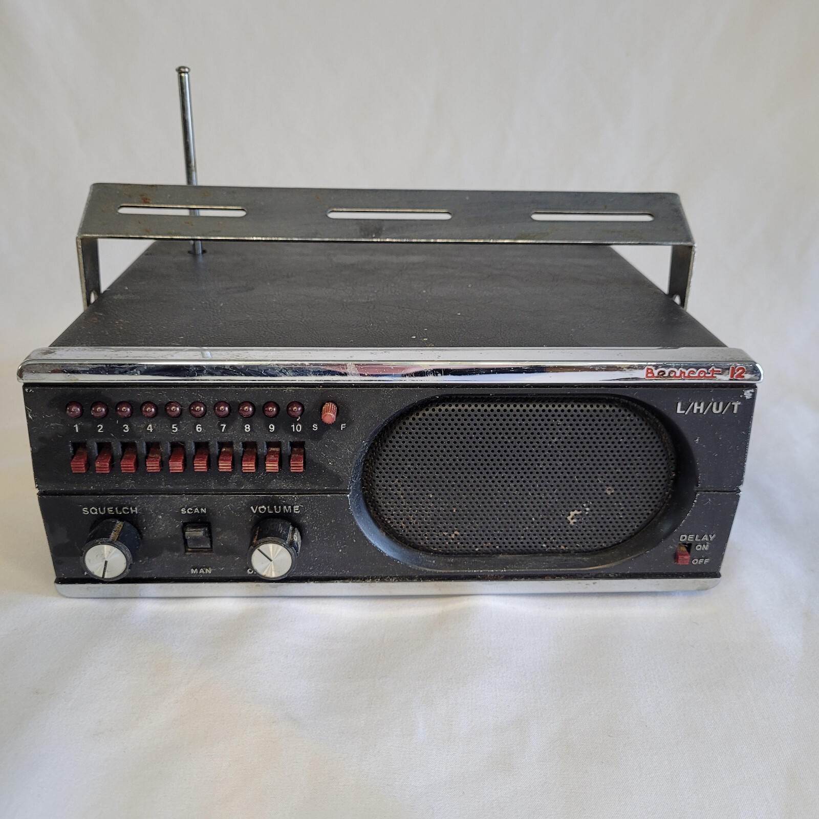 Vintage Electra (BC-12) Bearcat 12 L/H/U/T 10-Channel Scanner Untested