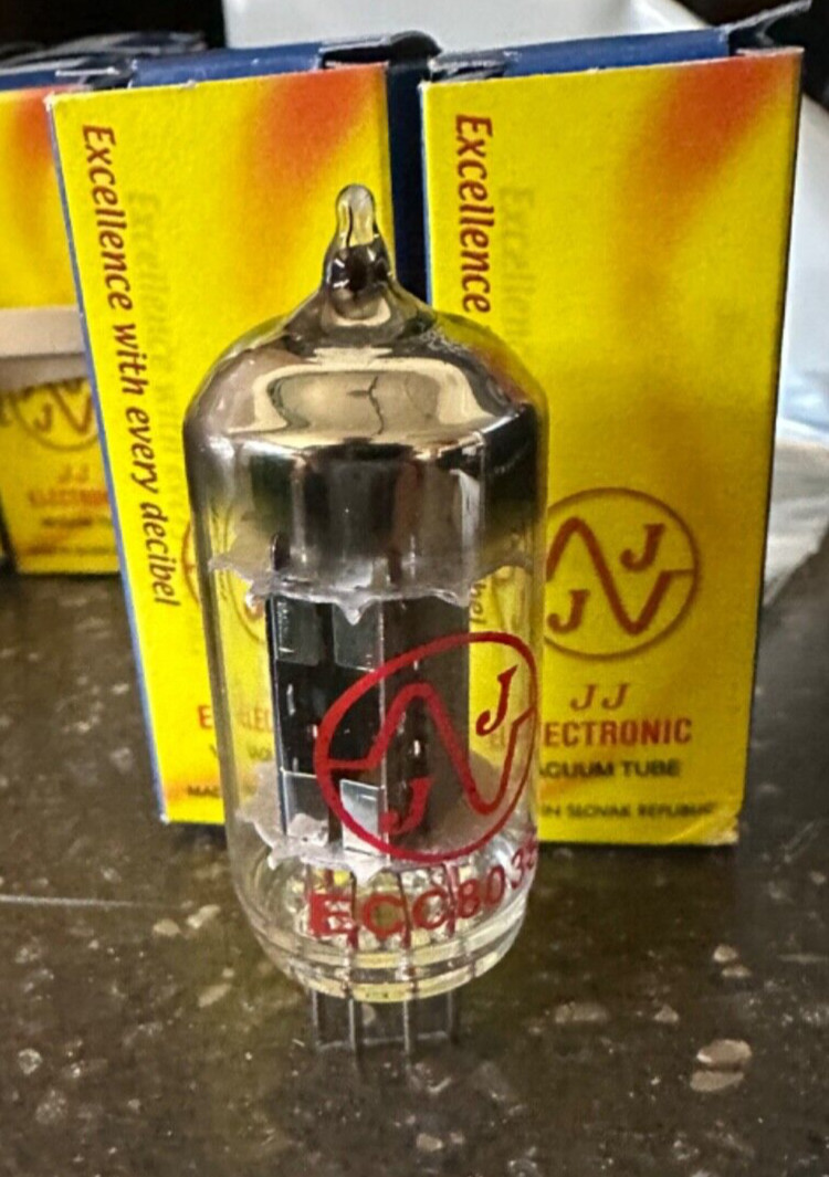 (2) Amplitrex Matched JJ Tesla ECC803S ECC803 12AX7A Tubes