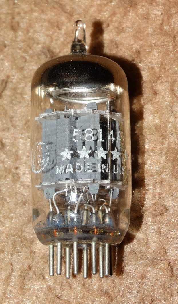 NOS GE 5814A 12AU7 Industral twin Triode vacuum tube tested Excellent Great Tube