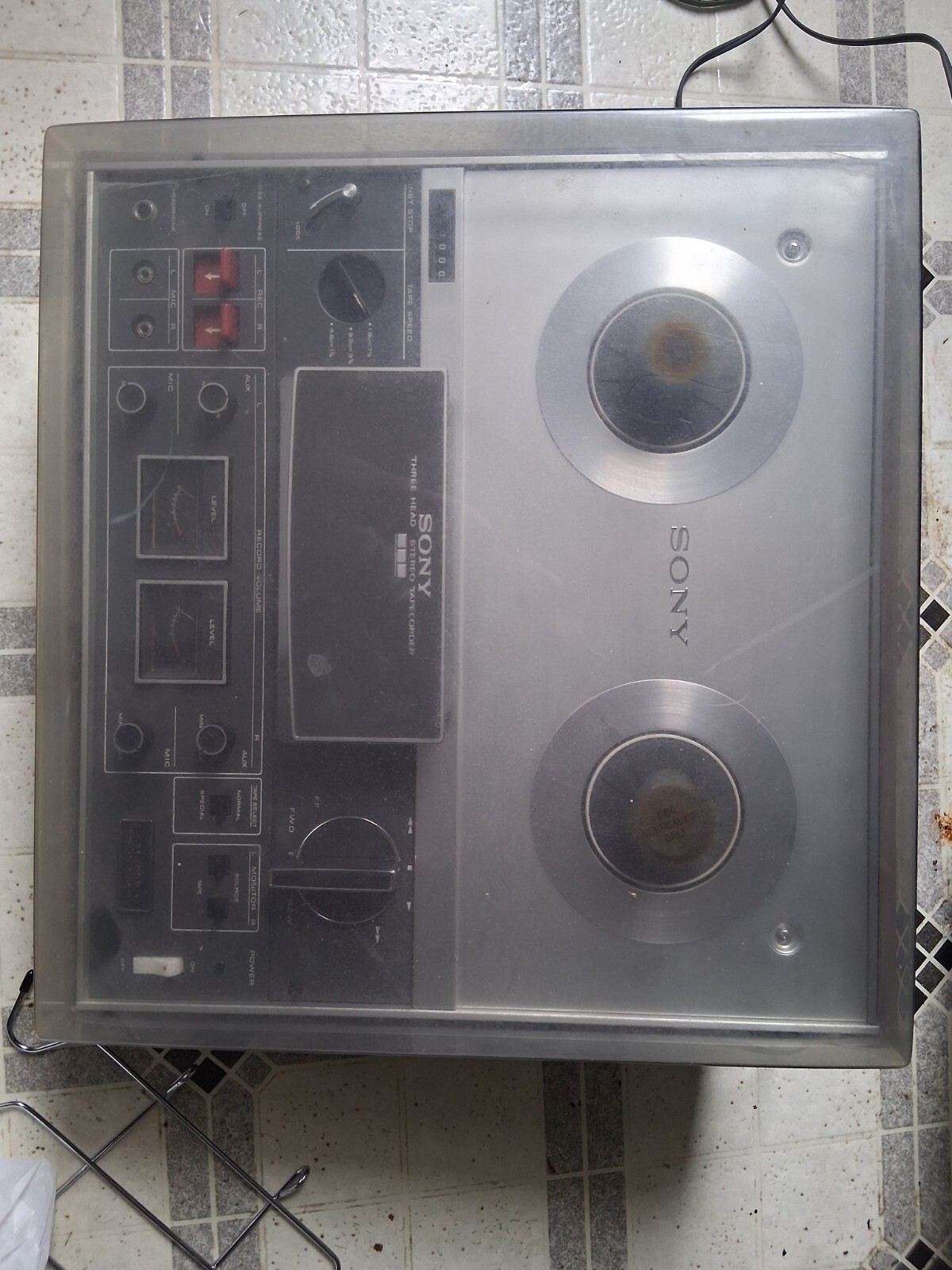 Sony TC-366 Reel 2 Reel Tape Deck w/cover- Fully Serviced – Powers On