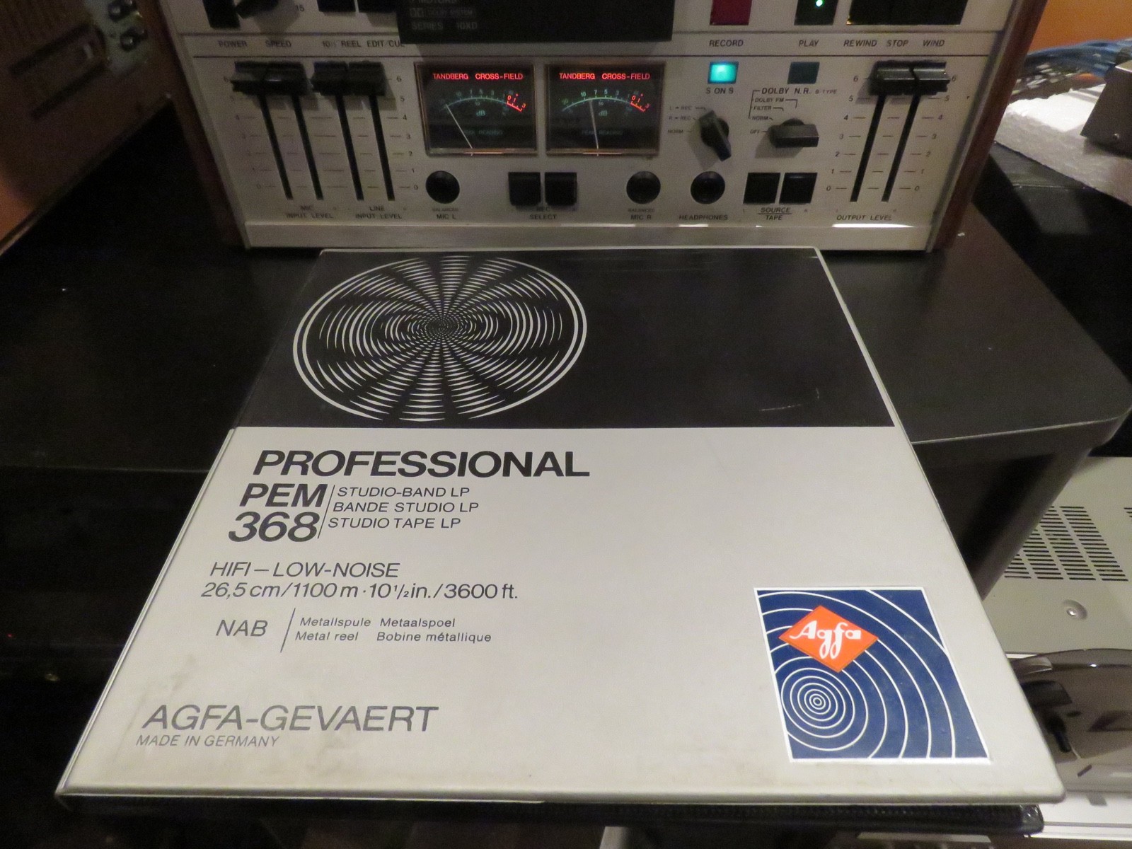 Tandberg 10XD 2-Channel Stereo 1/4-track Reel to Reel Tape Deck AS IS