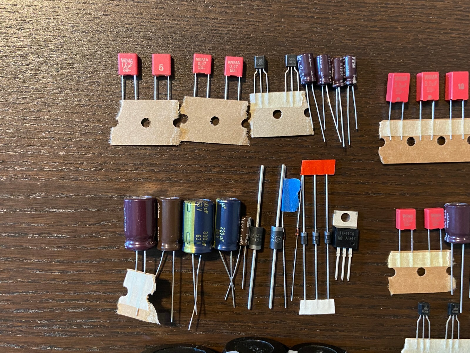 Pioneer SX-525 Complete Rebuild Kit High-Quality Receiver Recap Caps Transistors
