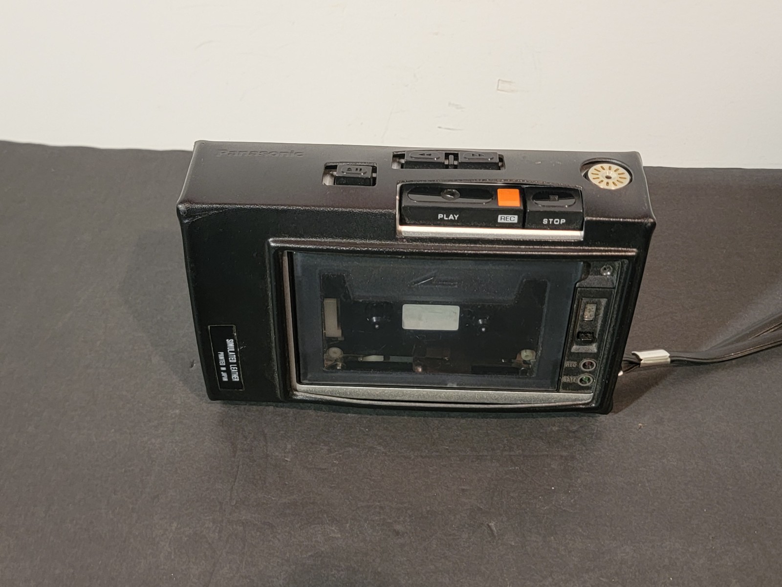 Vtg Handheld Panasonic RQ-332S Cassette Tape Recorder Player *Parts Or Repair *