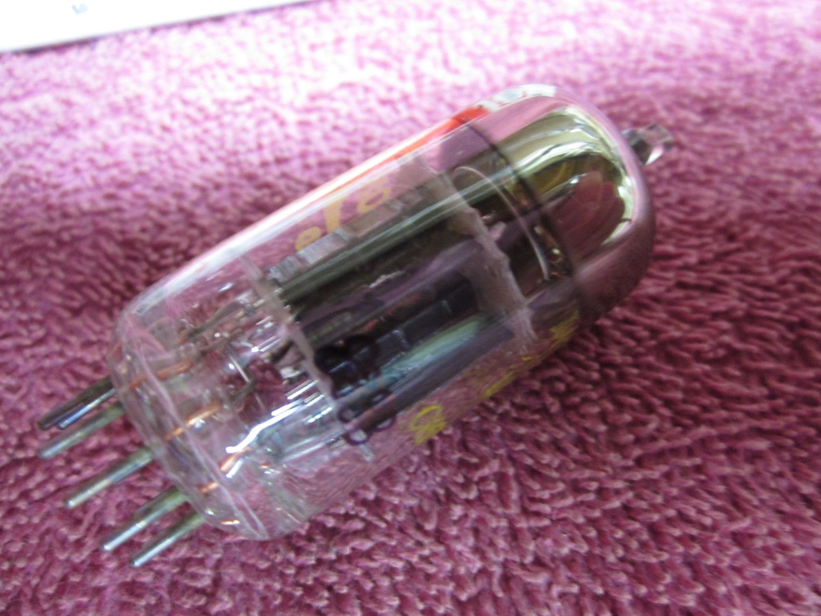NOS Raytheon USA BLACK box Plate 5751 Halo Getter Tube NIB (12AX7 ECC83)