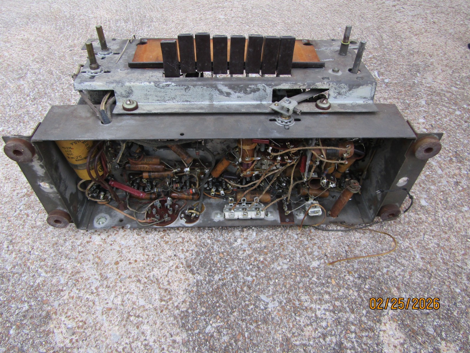 Vintage Sears Roebuck Silvertone 101 657 Pushbutton Radio Tube Amplifier Chassis