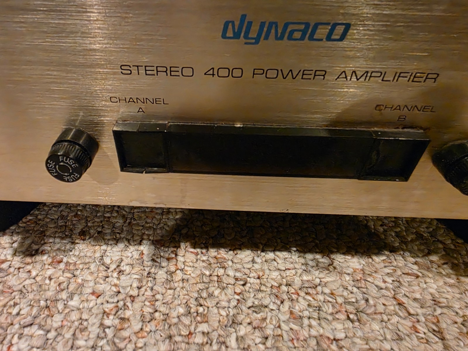Dynaco Stereo 400 Power Amplifier | Champagne Faceplate | Second Owner | Very GD
