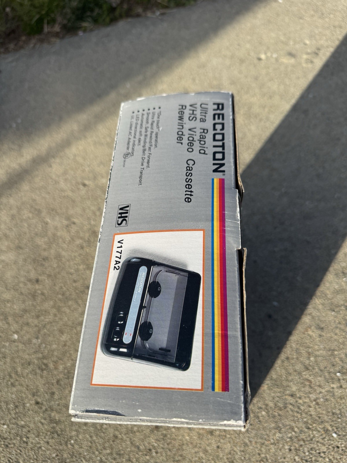 Recoton Ultra Rapid VHS Video Cassette Rewinder Model V177A2 MPN V177A2