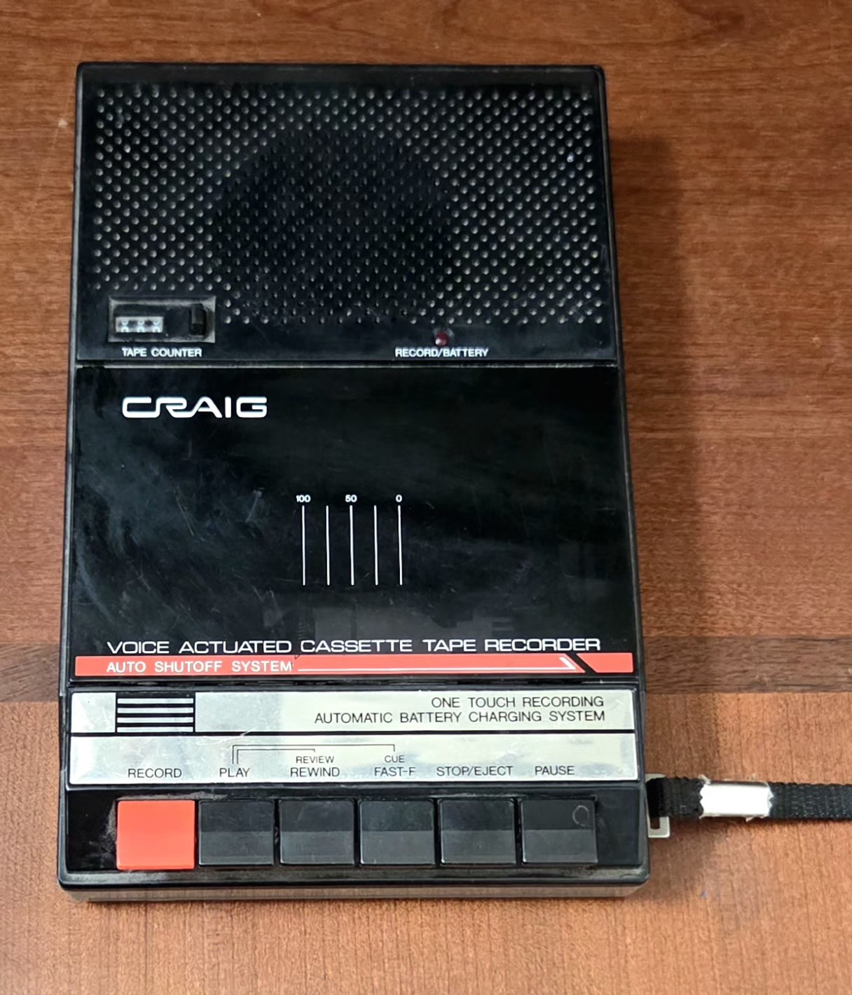 Vintage Craig J109A Voice Cassette Tape/Voice Recorder