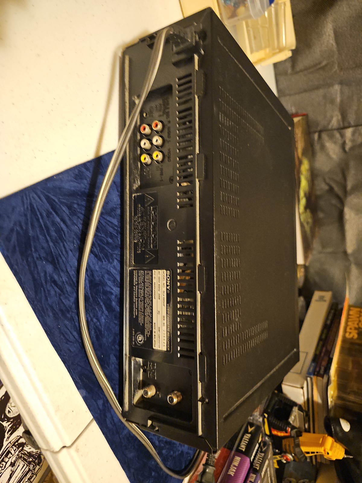 Sony SLV-685HF VHS Player Recorder Black Hi-Fi Tested Works Great – No Remote