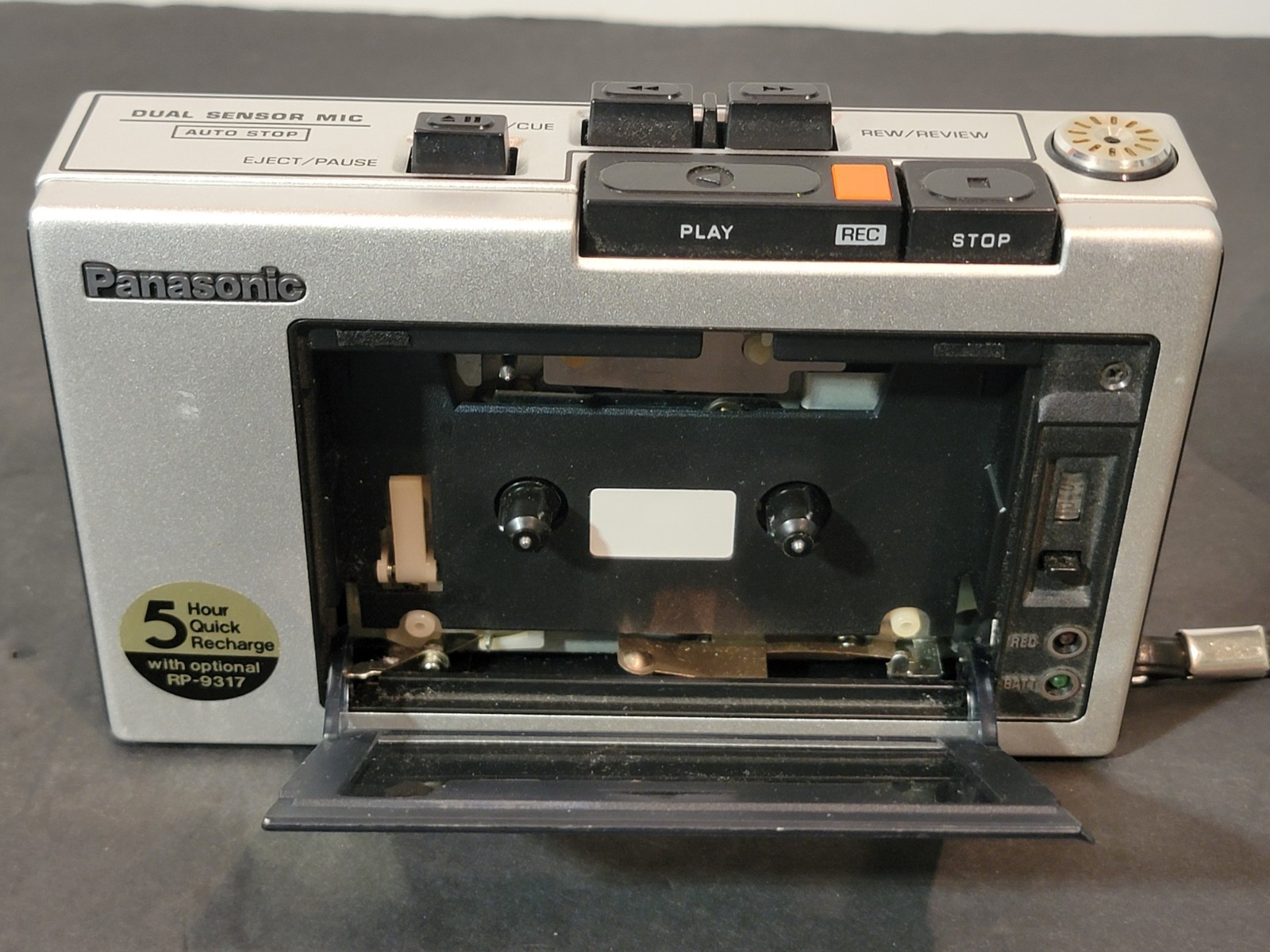 Vtg Handheld Panasonic RQ-332S Cassette Tape Recorder Player *Parts Or Repair *