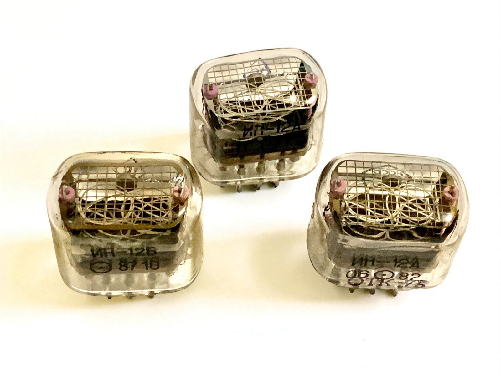 10PCS IN-12A Nixie TUBES USED NIXIE CLOCK IN12 IN-12A IN-12B IN12A IN12B