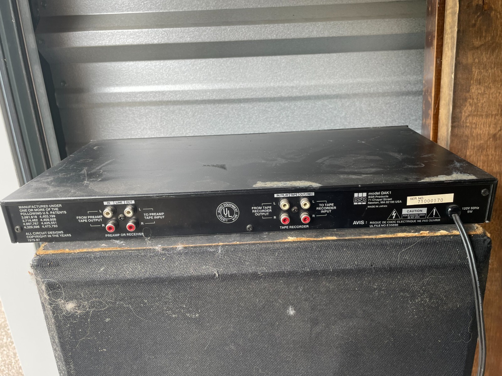DAK-1 Stereo Sliding/Variable Noise Reduction for Cassette and FM DBX SNR-1 #2