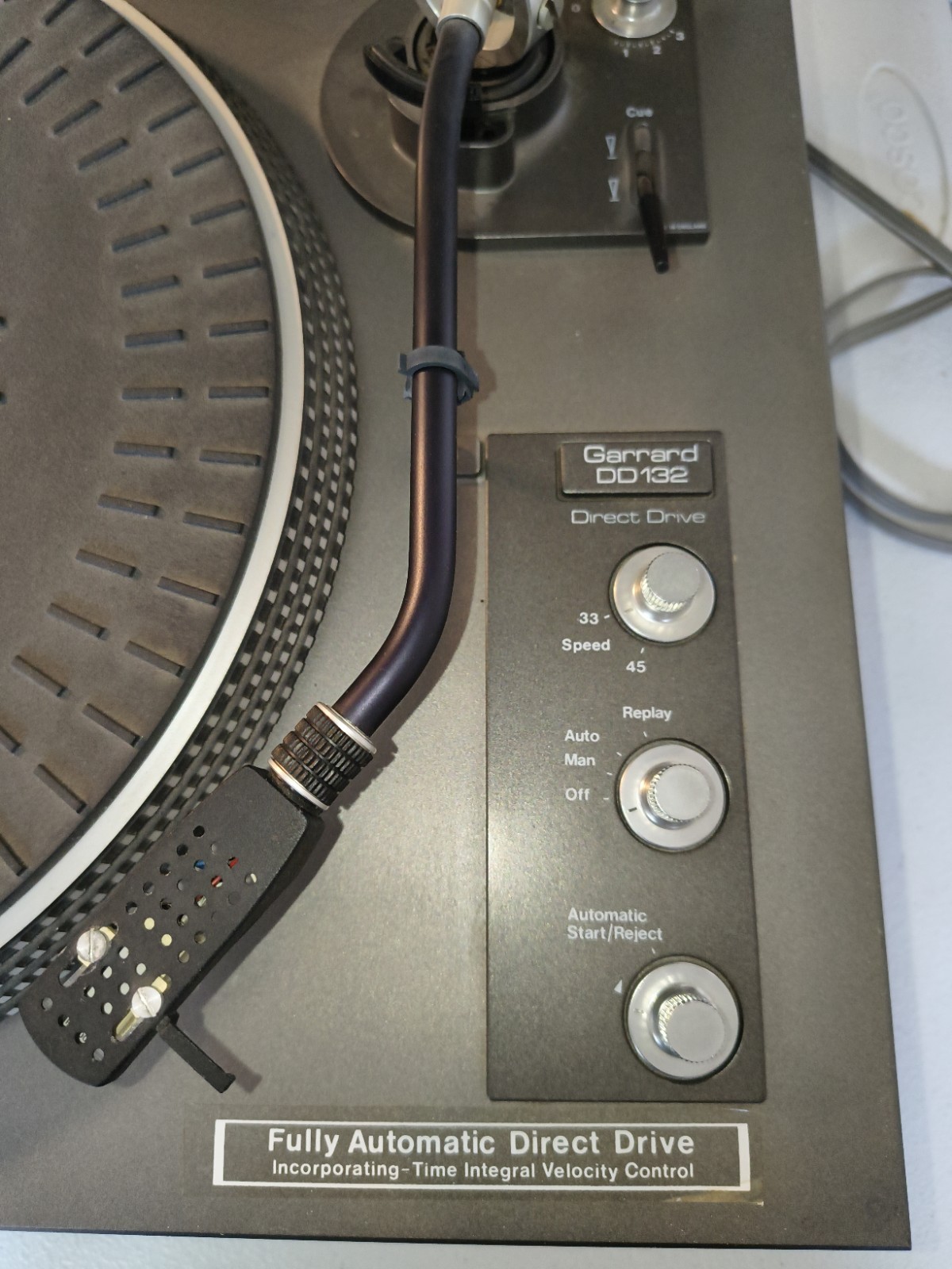 Garrard DD132 Direct Drive Turntable Untested
