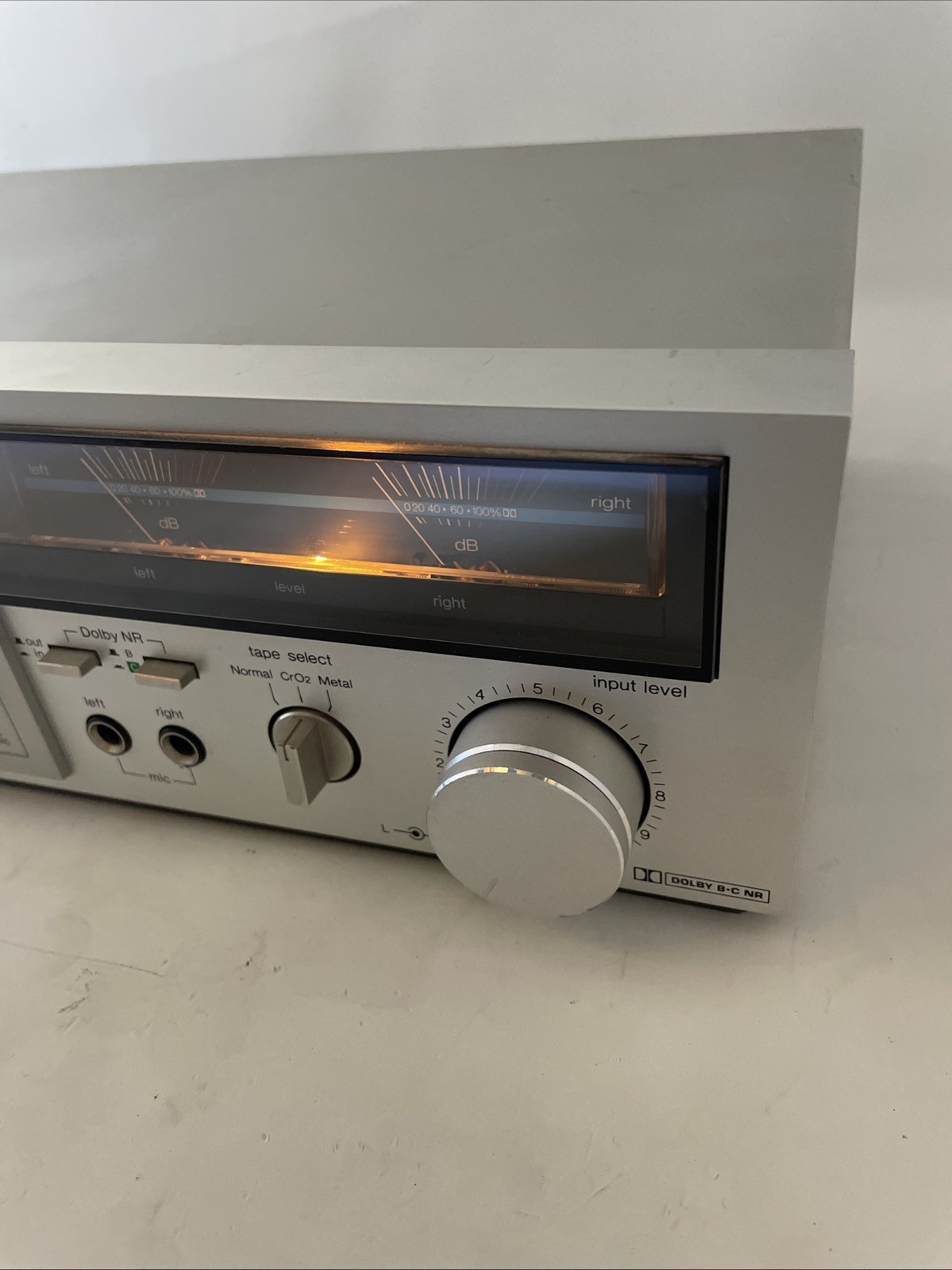 Vintage Technics Stereo Cassette Deck Model RS-M224 One Touch TESTED Works