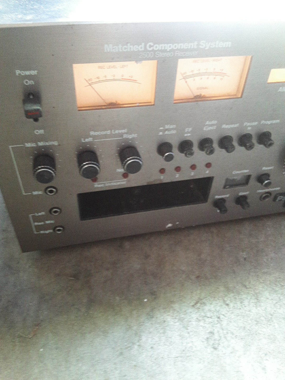 Panasonic MCS Series Matched Component System 683-2500 POWERS UP!!