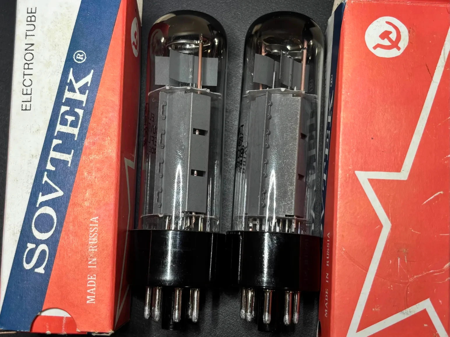 Sovtek EL34WXT Matched Pair Vintage Vacuum Tubes Tested NOS Quality 98% GM