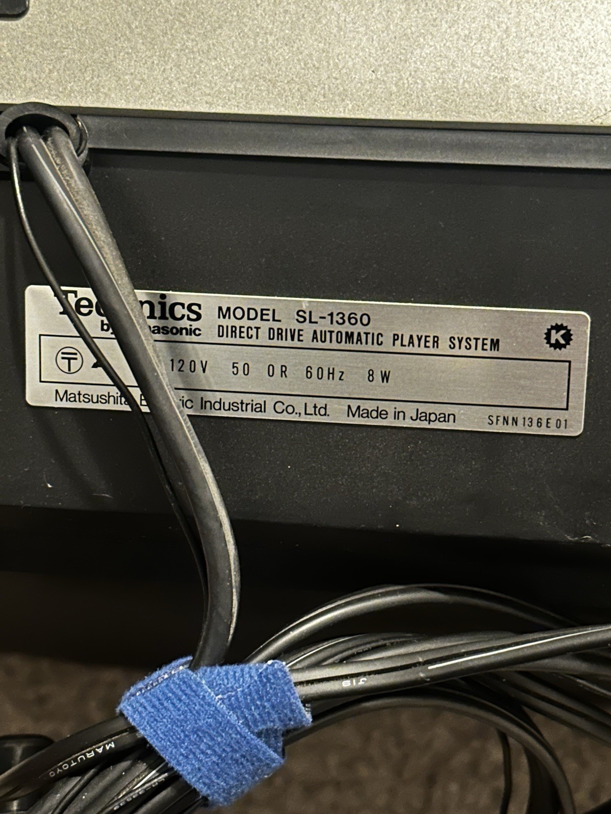 Technics SL-1360 Direct Drive Turn Table