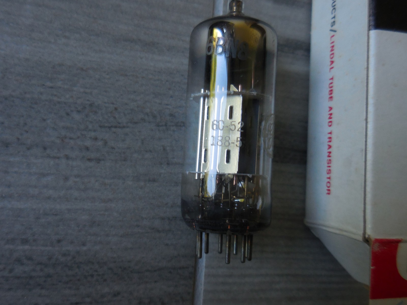 6BN8 GE Fully Tested Strong 0% Leakage Great 106%/ 104% Conductance NICE!