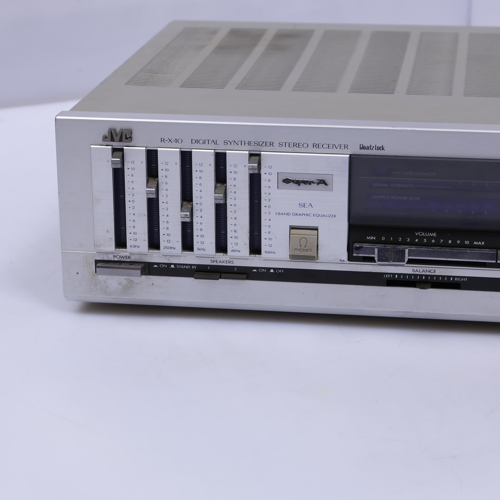 JVC R-X40 Vintage Digital Synthesizer Stereo Receiver w/o Remote