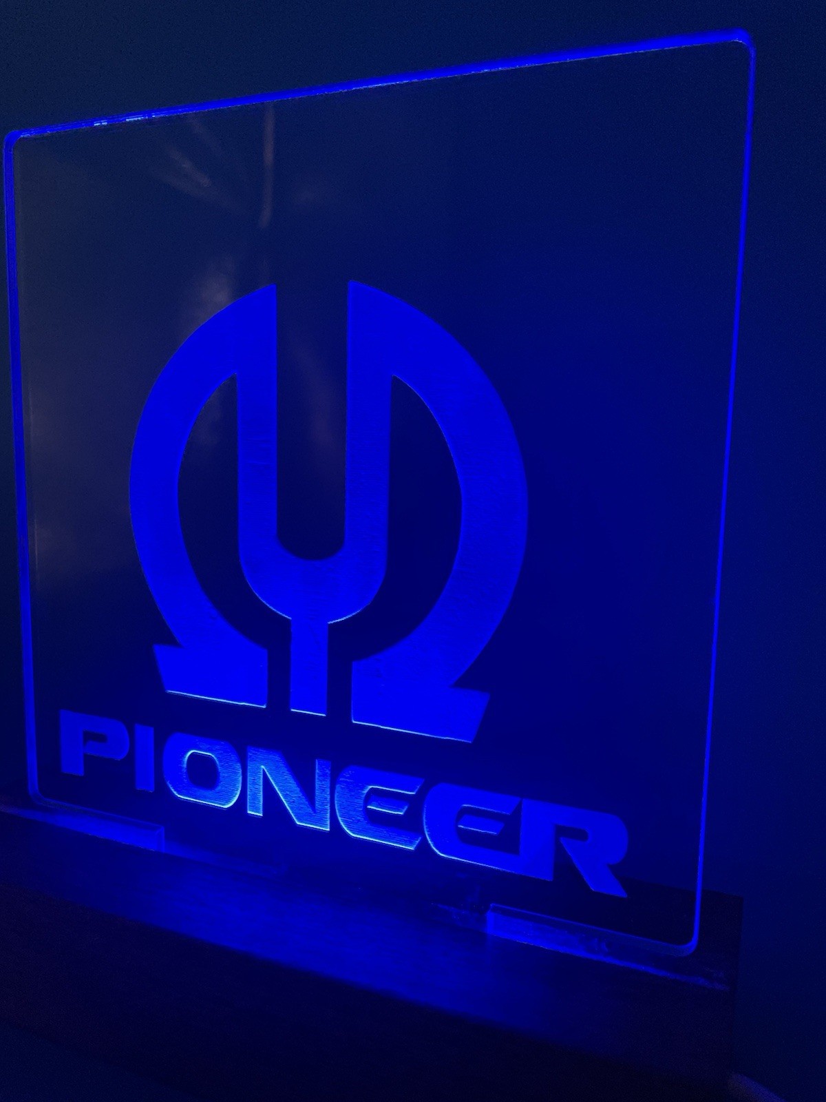 Pioneer SPEC-4 Stereo Power Amplifier Vintage LED Sign