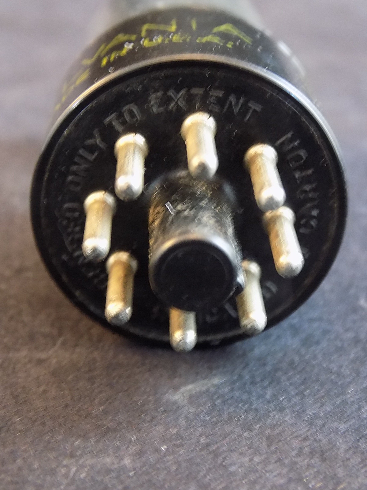 Vintage SYLVANIA VACUUM TUBE Made in USA TESTED at 90%