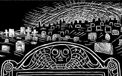 Your Name Here, 2001; Scratchboard
