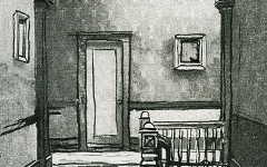 Silent Top of Stairs, 2000; Photo Etching