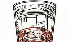 Elixir, 2009; Linoleum block print