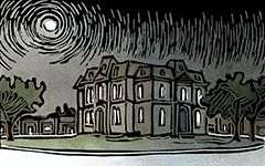 Real Ale Brewing Company, Full Moon Pale Rye, 1999; Linoleum block print and watercolor