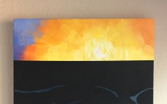 Deep as the Night (The Cure), 2018; Acrylic on canvas