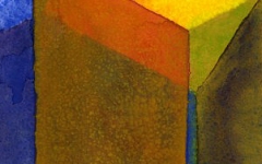 Honeycomb Cell, 2010; Watercolor on paper